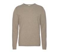 Rundhalspullover OLYMP "OLYMP Strick Casual", Damen, Gr. M, braun (camelfarben), Obermaterial: 100% Baumwolle, schmal, Rundhals, Pullover Rundhalspullover, Crew Neck (92671833-M) camelfarben