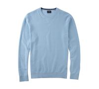 OLYMP Pullover Herren Regular Fit Rundhals Baumwolle blau, 4XL