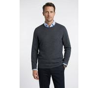 Rundhalspullover OLYMP "OLYMP Strick Casual", Herren, Gr. XL, blau (marine), Obermaterial: 100% Baumwolle, schmal, Rundhals, Pullover Rundhalspullover, Crew Neck (29762228-XL) marine