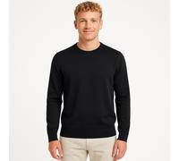 Rundhalspullover ONLY & SONS "ONSHOLGER REG CREW NECK KNIT - OTL", Herren, Gr. XXL, blau (schwarz navy), Strick, Obermaterial: 100% Baumwolle, unifarben, regular fit, Rundhals, Rippbündchen, Pullover 