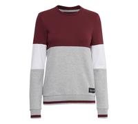 Rundhalspullover OXMO "Sweatpullover OXOmaya", Damen, Gr. XXL, rot (wine rot), Obermaterial: 80% Polyester PES. 20% Baumwolle CO., Pullover Rundhalspullover (66791228-XXL) wine rot