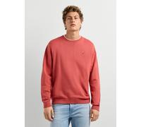 Rundhalspullover PEPE JEANS "DANIELS", Herren, Gr. XL, cinnabar rot, Strick, Obermaterial: 100% Baumwolle, unifarben, regular fit hüftbedeckend, Rundhals, Rippstrickbündchen, Pullover Rundhalspullover