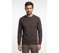 Rundhalspullover PETROL INDUSTRIES, Herren, Gr. L (40), braun (cedar braun), Strick, Obermaterial: 50% Baumwolle, 50% Polyacryl, regular fit hüftbedeckend, Rundhals, Bündchen, Pullover Rundhalspullove