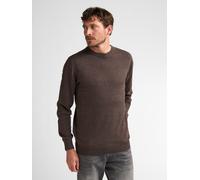 Rundhalspullover PETROL INDUSTRIES, Herren, Gr. XL (42), braun (cedar braun), Strick, Obermaterial: 50% Baumwolle, 50% Polyacryl, regular fit hüftbedeckend, Rundhals, Bündchen, Pullover Rundhalspullov