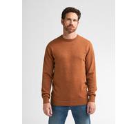 Rundhalspullover PETROL INDUSTRIES, Herren, Gr. XL (42), braun (copper orange), Strick, Obermaterial: 50% Baumwolle, 50% Polyacryl, regular fit hüftbedeckend, Rundhals, Bündchen, Pullover Rundhalspull