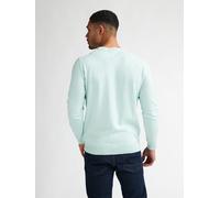 Rundhalspullover PETROL INDUSTRIES, Herren, Gr. XL (42), cool mint, Strick, Obermaterial: 50% Baumwolle, 50% Polyacryl, regular fit hüftbedeckend, Rundhals, Bündchen, Pullover Rundhalspullover, Materi