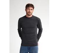 Rundhalspullover PETROL INDUSTRIES, Herren, Gr. XL, grau (steal melee), Strick, Obermaterial: 50% Baumwolle, 50% Polyacryl, regular fit hüftbedeckend, Rundhals, Bündchen, Pullover Rundhalspullover, Ma