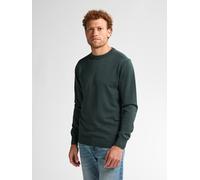 Rundhalspullover PETROL INDUSTRIES, Herren, Gr. XXL, grün (bottle), Feinstrick, Obermaterial: 50% Baumwolle, 50% Polyacryl, regular fit hüftbedeckend, Rundhals, Bündchen, Pullover Rundhalspullover, Ma