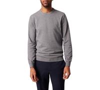 Rundhalspullover PIERRE CARDIN "Strick RH", Herren, Gr. XXXL, blau (navy blazer), Strick, Obermaterial: 100% Baumwolle, meliert, casual, klassisch, Rundhals, Langarm, Pullover (63922023-XXXL) navy bla