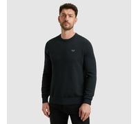 Rundhalspullover PME LEGEND, Herren, Gr. L, salute, Web, Obermaterial: 50% Baumwolle, 50% Modal, unifarben, regular fit normal, Rundhals, Rippbündchen, Pullover Rundhalspullover, mit Logo Stickerei (7