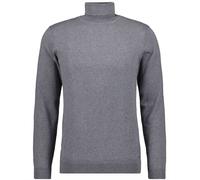 Rundhalspullover RAGMAN, Herren, Gr. 48, grau (mittelgrau), 95% Baumwolle 5% Cashmere, hoch geschlossener Ausschnitt, Pullover Rundhalspullover (60574908-S) mittelgrau