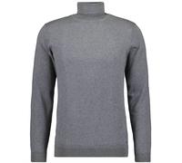 Rundhalspullover RAGMAN, Herren, Gr. 48, grau (mittelgrau), Strick, 95% Baumwolle 5% Cashmere, hoch geschlossener Ausschnitt, Pullover Rundhalspullover (60574908-S) mittelgrau