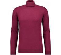 Rundhalspullover RAGMAN, Herren, Gr. 48, portwein, 696, Strick, 95% Baumwolle 5% Kaschmir, ohne Ausschnitt, Pullover Rundhalspullover (31319710-S) portwein, 696