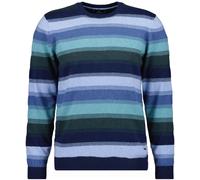Rundhalspullover RAGMAN, Herren, Gr. 50, blau (marineblau), 95% Baumwolle 5% Cashmere, ohne Ausschnitt, Pullover Rundhalspullover (23945362-M) marineblau