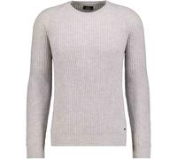 Rundhalspullover RAGMAN, Herren, Gr. 50, grau, 011, 90% Wolle 10% Baumwolle, Rundhals, Pullover Rundhalspullover (10617225-M) grau, 011