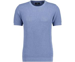 Rundhalspullover RAGMAN, Herren, Gr. 50, mittelblau, 726, Strick, 100% Baumwolle, Rundhals, Pullover Rundhalspullover (38354748-M) mittelblau, 726