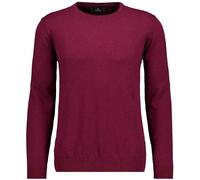 Rundhalspullover RAGMAN, Herren, Gr. 50, portwein, 696, Strick, 95% Baumwolle 5% Kaschmir, Rundhals, Pullover Rundhalspullover (44089625-M) portwein, 696