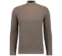 Rundhalspullover RAGMAN, Herren, Gr. 52, braun (camel), 95% Baumwolle 5% Kaschmir, ohne Ausschnitt, Pullover Rundhalspullover (78822069-L)