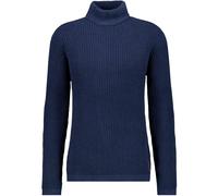 RAGMAN Regular Fit Strickpullover Stehkragendunkelblau, Einfarbig