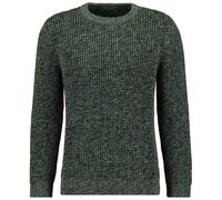 Rundhalspullover RAGMAN, Herren, Gr. 52, grün (dunkelgrün, 393), 100% Baumwolle, casual, Rundhals, Langarm, Pullover (60936810-L) dunkelgrün, 393