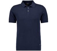 RAGMAN Regular Fit Strickpolo marine, Einfarbig