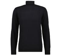 Rundhalspullover RAGMAN, Herren, Gr. 52, schwarz, 95% Baumwolle 5% Cashmere, hoch geschlossener Ausschnitt, Pullover Rundhalspullover (30400953-L) schwarz