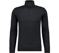 Rundhalspullover RAGMAN, Herren, Gr. 52, schwarz, Strick, 100% Wolle, ohne Ausschnitt, Pullover Rundhalspullover (54174019-L) schwarz