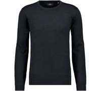 Rundhalspullover RAGMAN, Herren, Gr. 52, schwarz, Strick, 100% Wolle, Rundhals, Pullover Rundhalspullover (74180463-L) schwarz