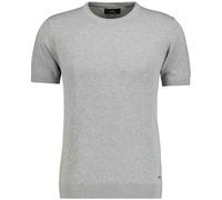 Rundhalspullover RAGMAN, Herren, Gr. 52, steingrau, Strick, 100% Baumwolle, ohne Ausschnitt, Pullover Rundhalspullover (13851302-L) steingrau