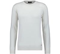 RAGMAN Regular Fit Strickpullover Rundhalsecru, Einfarbig