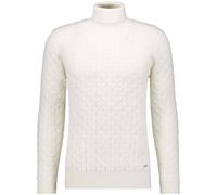 RAGMAN Regular Fit Strickpullover stehecru, Zopfmuster