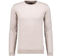 Rundhalspullover RAGMAN, Herren, Gr. 54, beige, Strick, 100% Wolle, Rundhals, Pullover Rundhalspullover (82999007-XL) beige