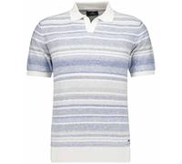 Rundhalspullover RAGMAN, Herren, Gr. 54, blau gemustert, 980, Feinstrick, 100% Baumwolle, Pullover Rundhalspullover (72187866-XL) blau gemustert, 980