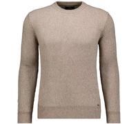 Rundhalspullover RAGMAN, Herren, Gr. 54, braun (camel), 95% Baumwolle 5% Kaschmir, ohne Ausschnitt, Pullover Rundhalspullover (43065461-XL) camel