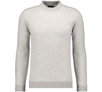 RAGMAN Regular Fit Strickpullover Stehkragengrau, Einfarbig