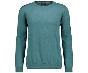 Rundhalspullover RAGMAN, Herren, Gr. 54, grün, 382, Strick, 95% Baumwolle 5% Kaschmir, Rundhals, Pullover Rundhalspullover (98916258-XL) grün, 382