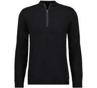 Rundhalspullover RAGMAN, Herren, Gr. 54, schwarz, Strick, 95% Baumwolle 5% Kaschmir, ohne Ausschnitt, Pullover Rundhalspullover (89854557-XL) schwarz