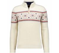 RAGMAN Regular Fit Pullover ecru, Jacquardmuster