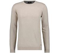 Rundhalspullover RAGMAN, Herren, Gr. 56, beige (beige, melange, 820), Strick, 95% Baumwolle 5% Kaschmir, Rundhals, Pullover Rundhalspullover (86999261-XXL) beige, melange, 820
