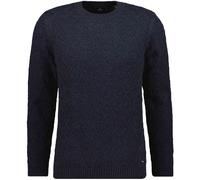 Rundhalspullover RAGMAN, Herren, Gr. 56, blau (marineblau), 80% Wolle 20% Polyamid, ohne Ausschnitt, Pullover Rundhalspullover (81068402-XXL)