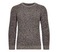RAGMAN Regular Fit Strickpullover Taupe-grau Mouliniert, Melange