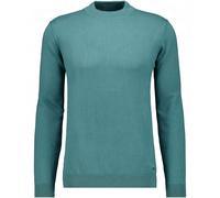 Rundhalspullover RAGMAN, Herren, Gr. 56, grün, 382, 95% Baumwolle 5% Kaschmir, hoch geschlossener Ausschnitt, Pullover Rundhalspullover (86114058-XXL) grün, 382