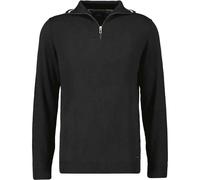 Rundhalspullover RAGMAN, Herren, Gr. 56, schwarz, Strick, 95% Baumwolle 5% Kaschmir, hoch geschlossener Ausschnitt, Pullover Rundhalspullover (59743961-XXL) schwarz