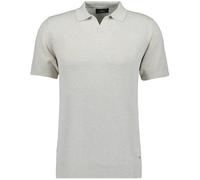 Ragman Herren Strick-Pullover Resortkragen Kurzarm Feinstrick 100% Baumwolle Ecru-008 3XL