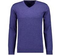 RAGMAN Regular Fit Strickpullover V-Ausschnittblau, Einfarbig