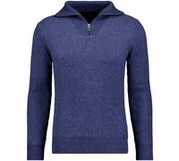 Rundhalspullover RAGMAN, Herren, Gr. 58, blau (marineblau), 95% Baumwolle 5% Kaschmir, Pullover Rundhalspullover (11196828-XXXL) marineblau