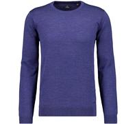 Rundhalspullover RAGMAN, Herren, Gr. 58, blau, melange, 782, 100% Wolle, Rundhals, Pullover Rundhalspullover (86635736-XXXL) blau, melange, 782