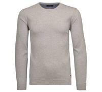 Rundhalspullover RAGMAN, Herren, Gr. 58, grau (hellgrau), Strick, 95% Baumwolle 5% Kaschmir, Rundhals, Pullover Rundhalspullover (26662212-XXXL) hellgrau