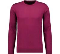 Rundhalspullover RAGMAN, Herren, Gr. 58, portwein, 696, Strick, 100% Wolle, Rundhals, Pullover Rundhalspullover (93497830-XXXL) portwein, 696