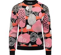 Rundhalspullover RAGWEAR "Treenara", Damen, Gr. S (36), schwarz, Material: 50% Viskose, 28% Polyester, 22% Nylon, gerade hüftbedeckend, Rundhals, Ärmel ohne Ärmelschlitz Strickbündchen, Pullover, Pull